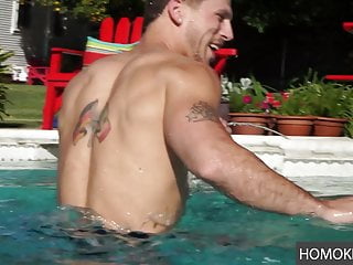 The Pool Always Makes Them Horny And Playful free video