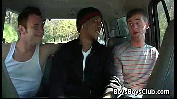 Blacks On Boys - Gay Bareback Interracial Fuck Movie 15 free video