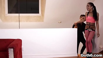Black Teen Babe Kira Noir Loves Taking A Huge White Dick Inside Her Tight Ebony Pussy free video