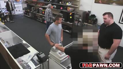 Hot Stud Banged Back In The Office To A Pawn Shop free video